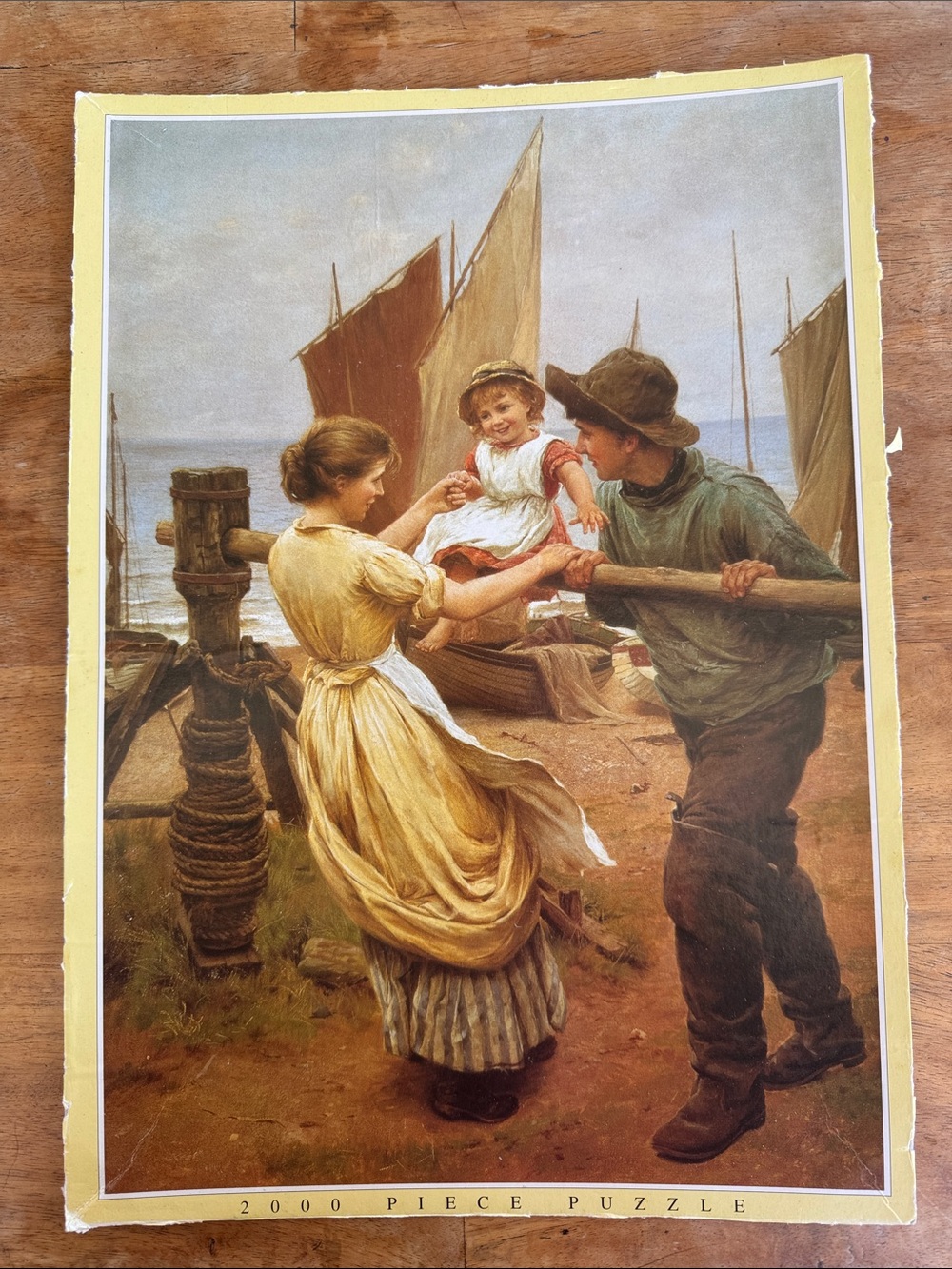 Fisherman’s Friend George Swinstead JR Puzzles 2000 Pc Artwork *Used w/out box